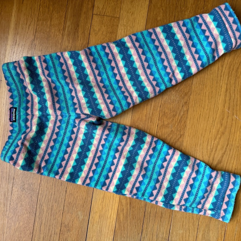 Patagonia Colorful Patterned Fleece Pants